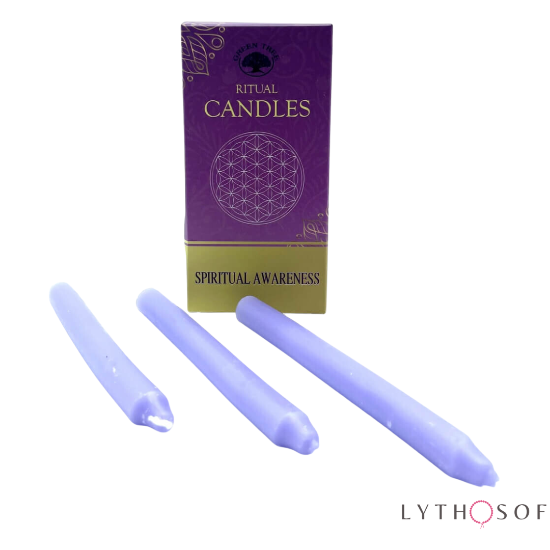 Bougies Rituel Conscience Spirituelle - 10pcs par GREEN TREE : Éveillez Votre Âme